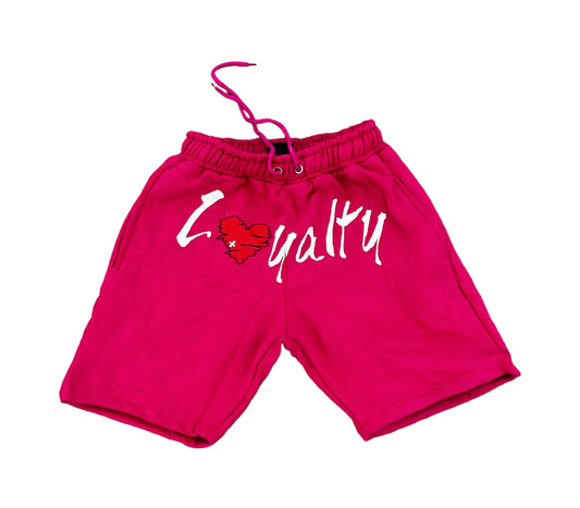 Hot pink men Loyalty shorts