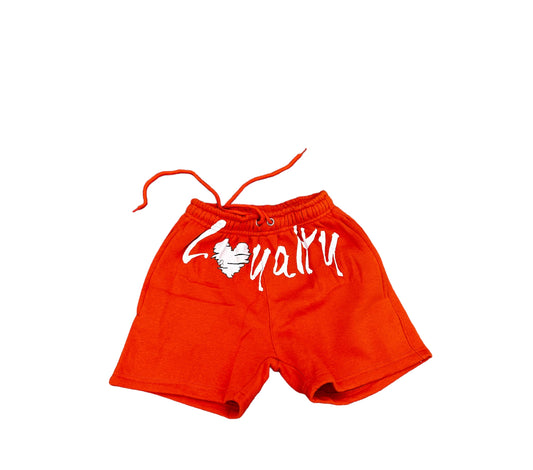 Orange women Loyalty shorts