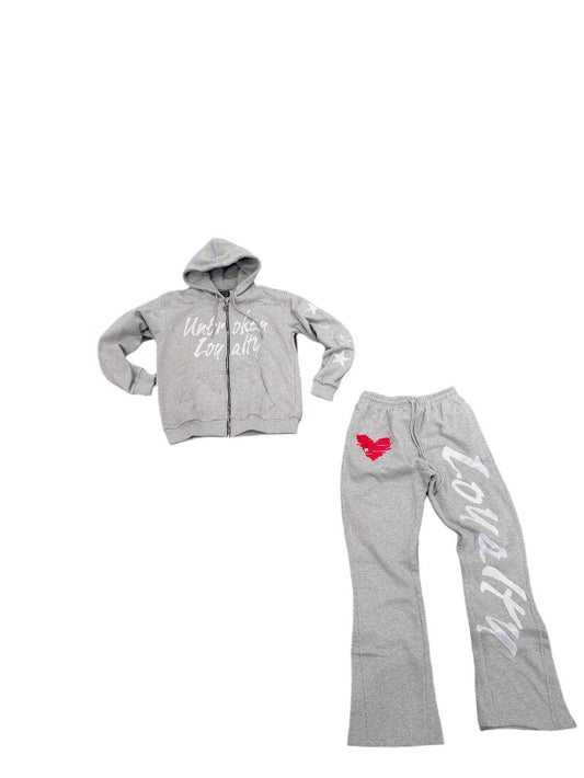 Grey "Loyalty" Jumpsuit